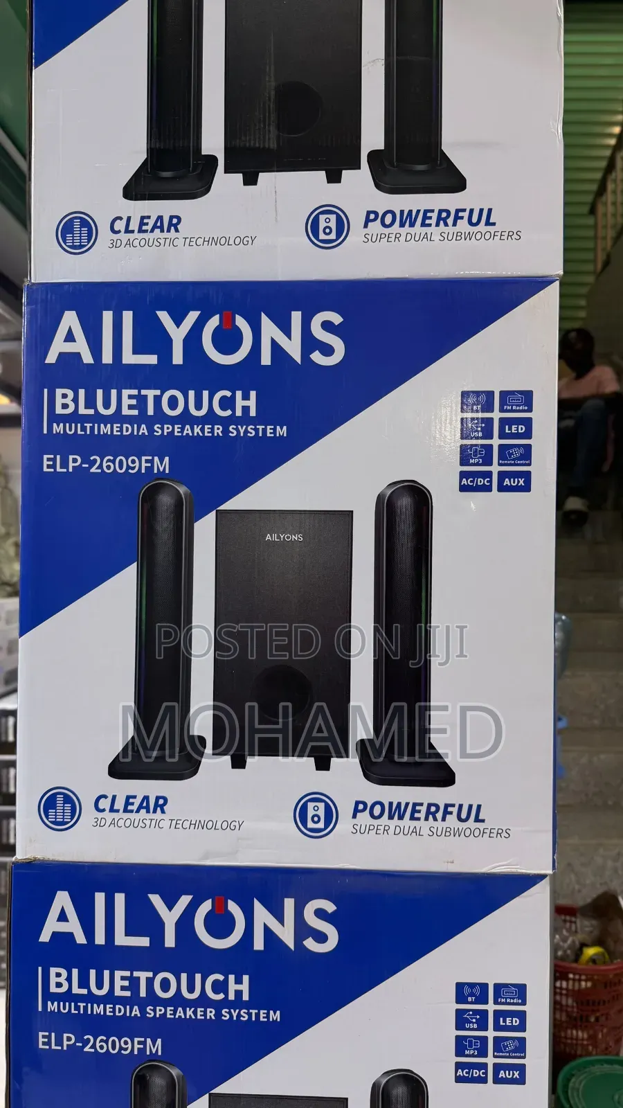  Ailyons Subwoofer Elp-2609fm — TSH 150,000/=