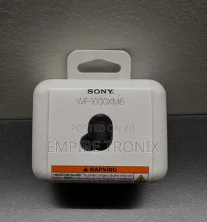 Sony WF-1000XM6 Wireless Noise Cancelling Earbuds – Hi-Res LDAC