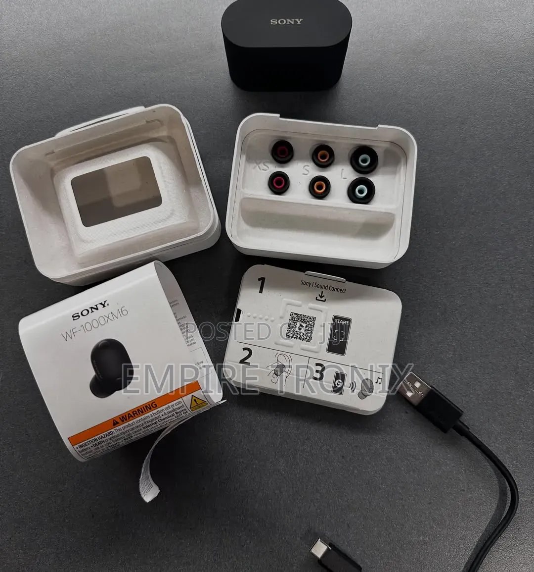 Sony WF-1000XM6 Wireless Noise Cancelling Earbuds – Hi-Res LDAC