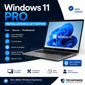 Windows 11 Pro Installation Activation – Laptop/PC