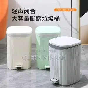 Large-Capacity Pedal Trash Cans