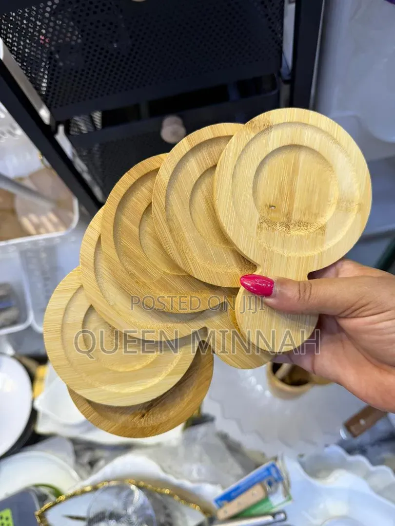 Bamboo Coasters 6 PCS