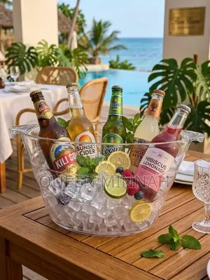 Ice Bucket 109l/Clear Drink Tub