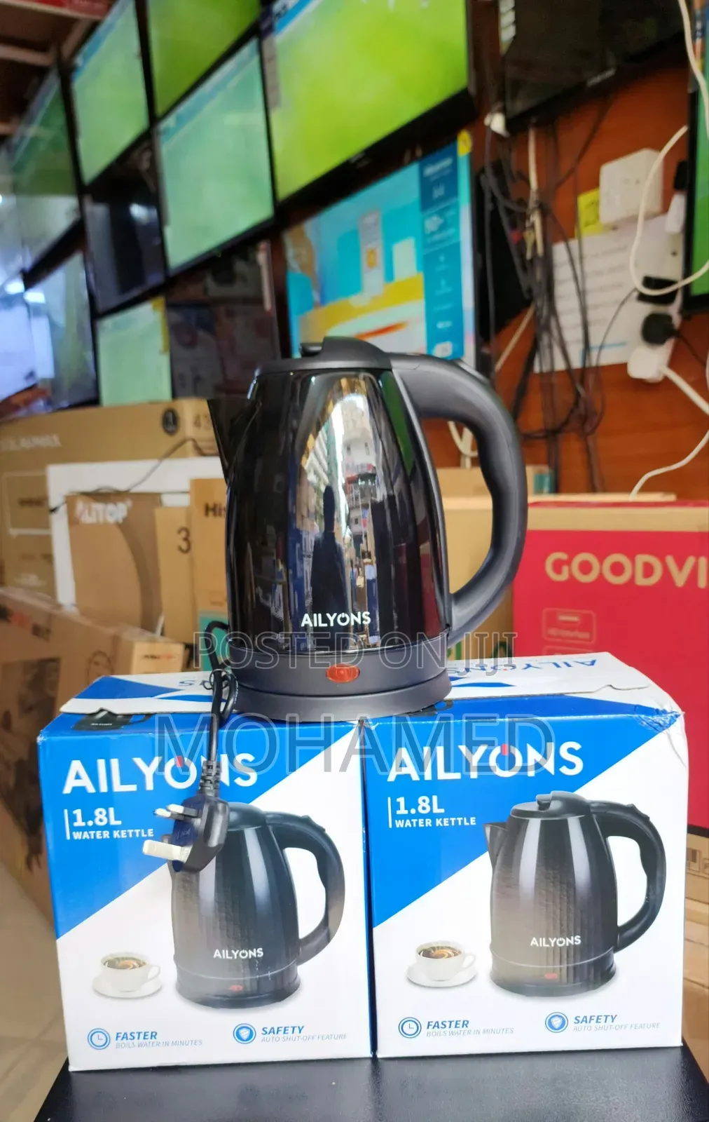 Ailyons Electric Kettle — Model Fk-0331