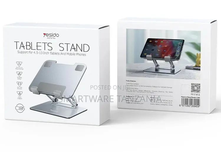 Yesido Tablet Stand for 4.5-13 Inch Tablets and Mobile Phone, Aluminum