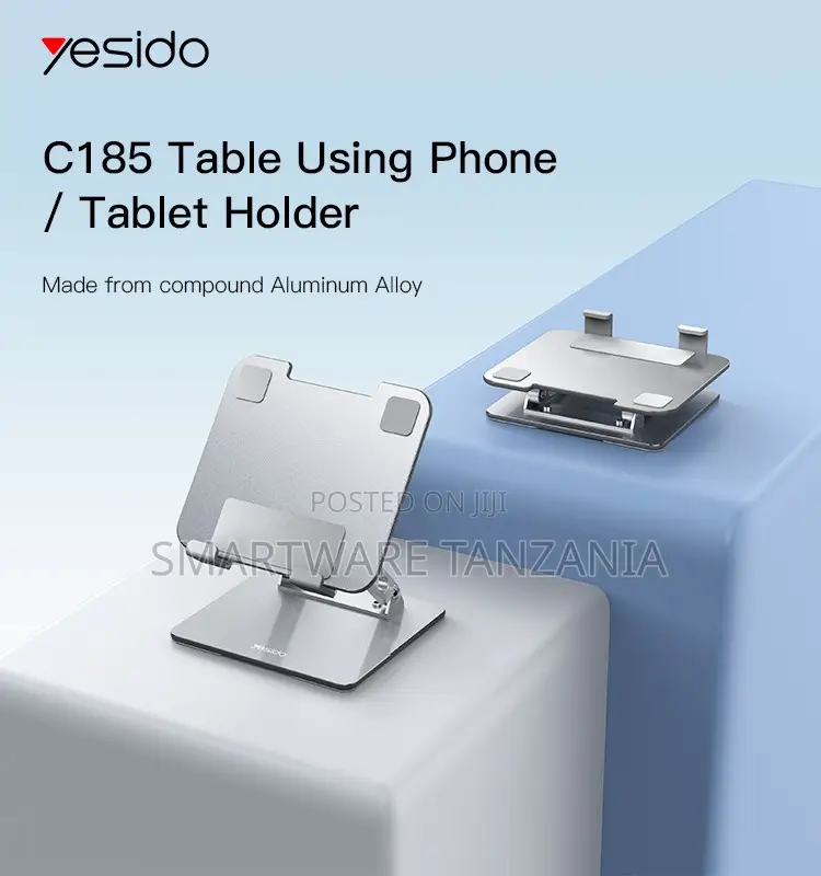 Yesido Tablet Stand for 4.5-13 Inch Tablets and Mobile Phone, Aluminum