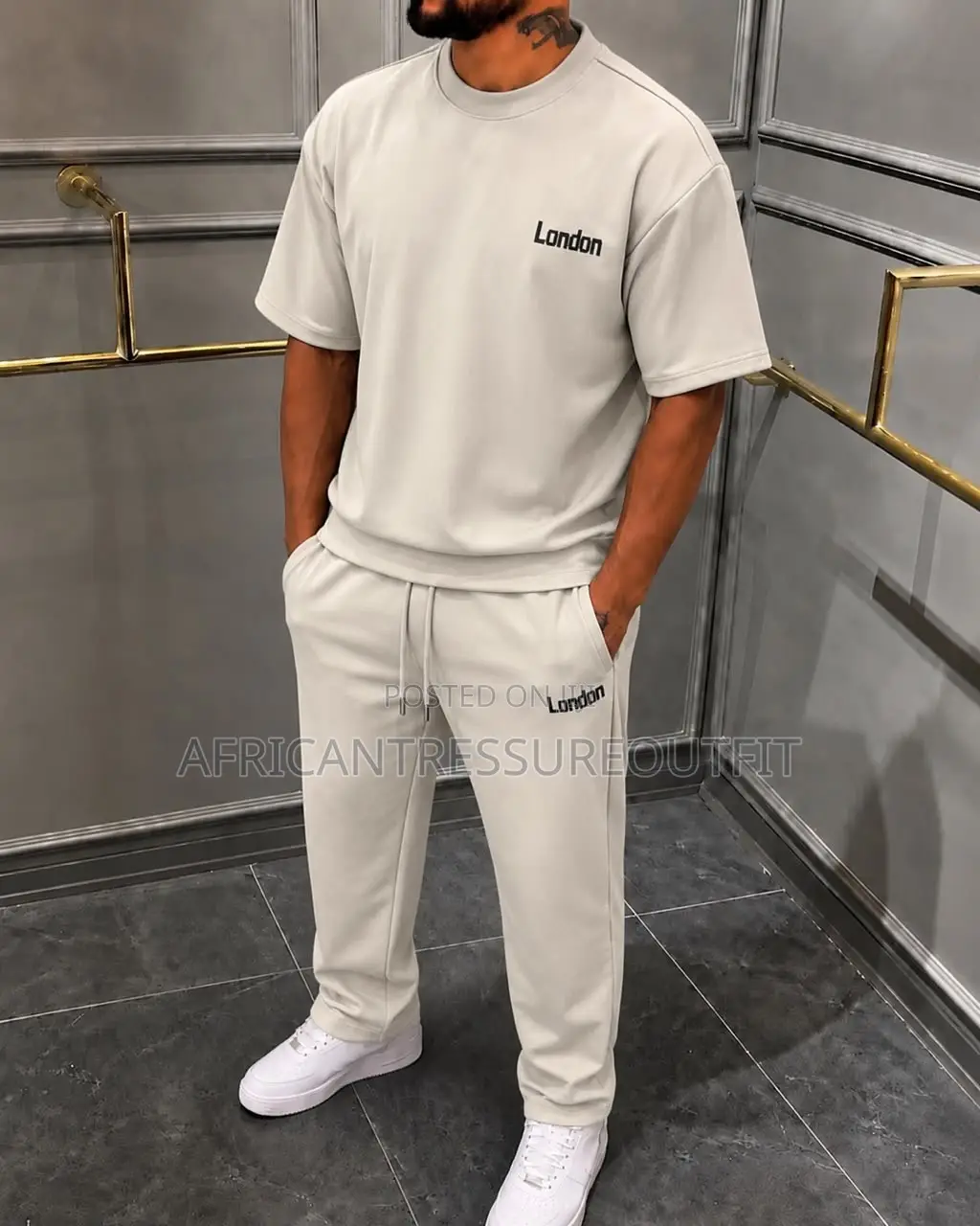 Wear London Tshirts and Matching Drawstring Sweatpants