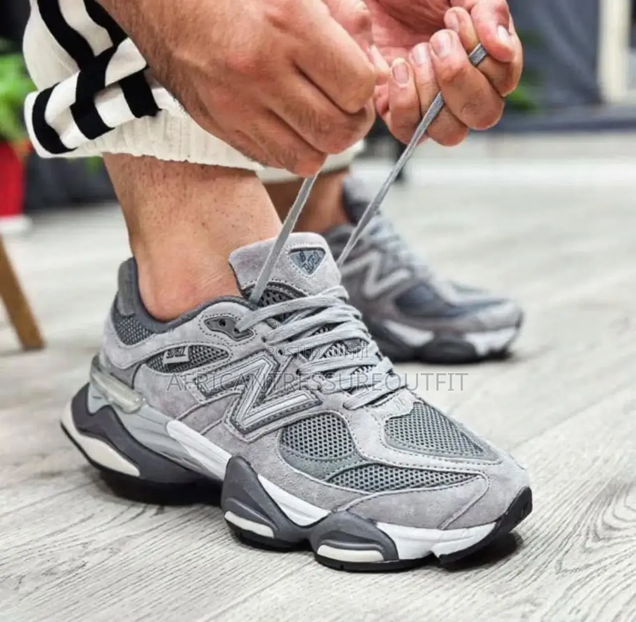 New Balance 9060 Suede Overlay and Chunky Signature Sculpture Midsole