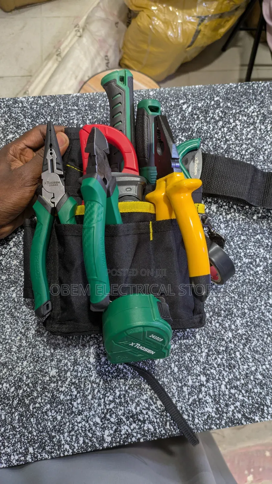 Tool Pouch With Belt