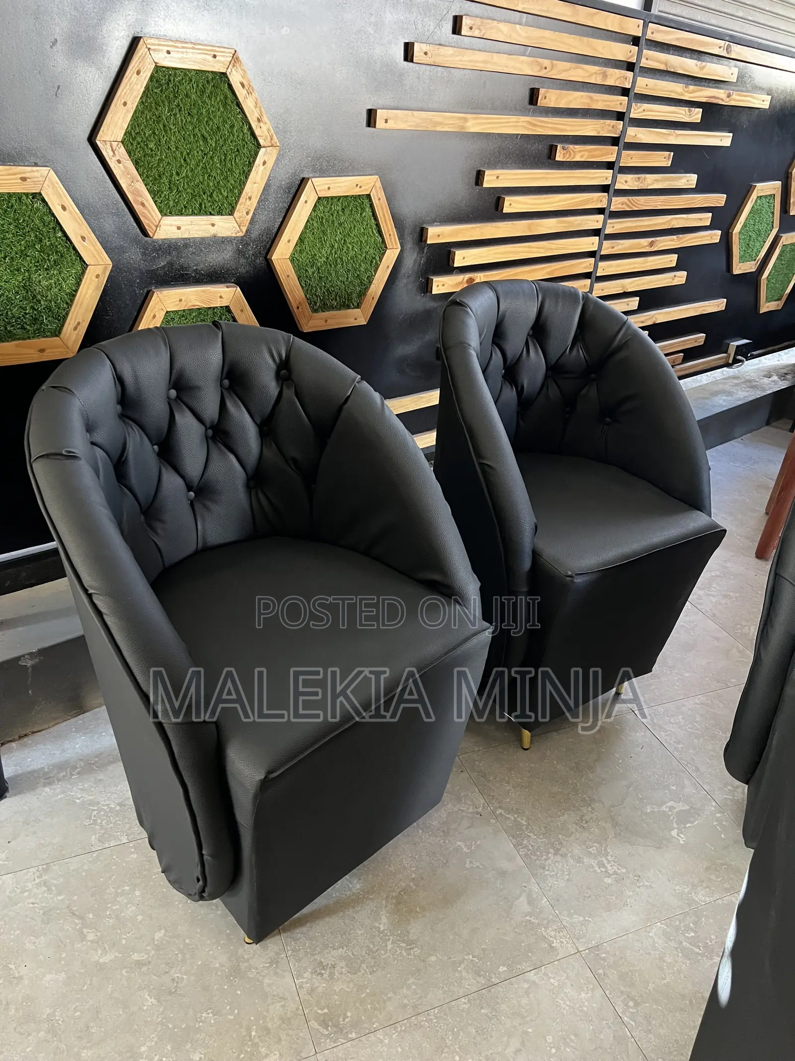 Black Armchairs