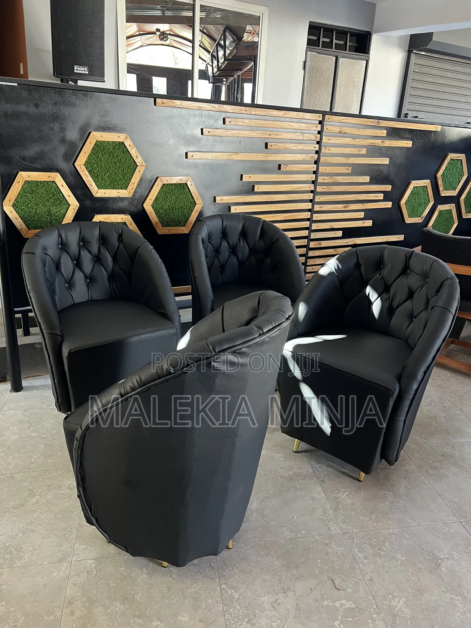 Black Armchairs