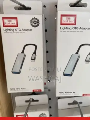 A Lightning OTG (On-the-Go) Adapter