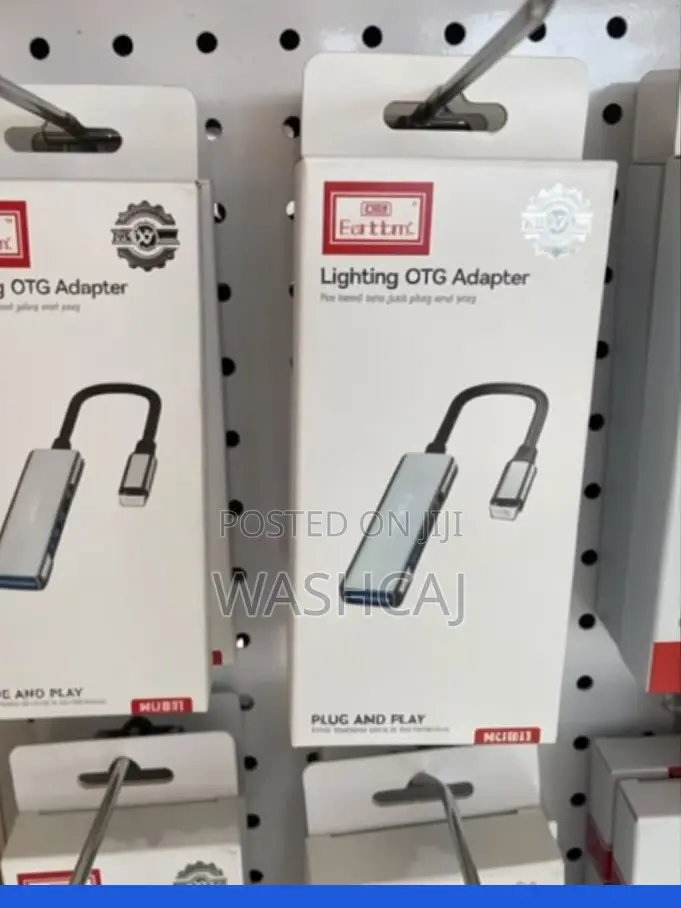 A Lightning OTG (On-the-Go) Adapter