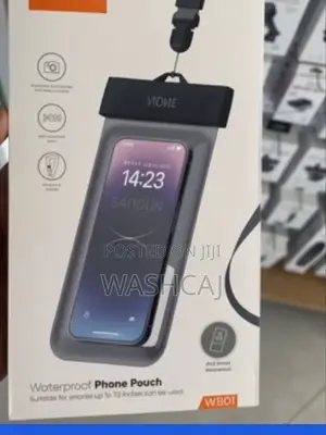 A Transparent Waterproof Phone Pouch