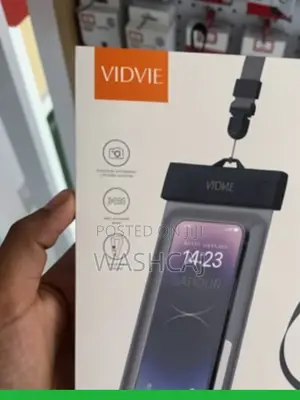 A Transparent Waterproof Phone Pouch