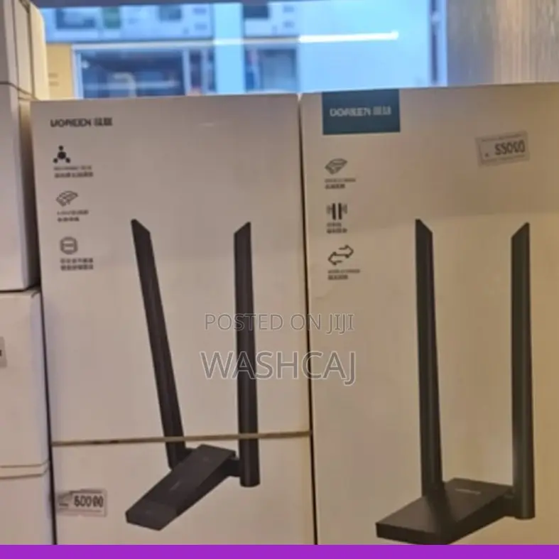 A UGREEN AX1800 WiFi 6 Adapter Designed for Desktop PCs High-Gain