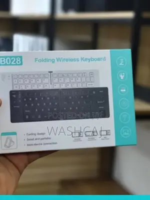 B028 Folding Wireless Keyboard Featuring a Foldable Design,