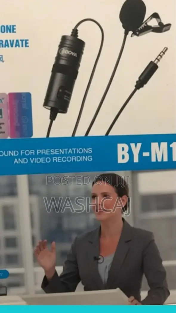 Boya Bym1 Auxiliary Microphone Audio Cable (Black)