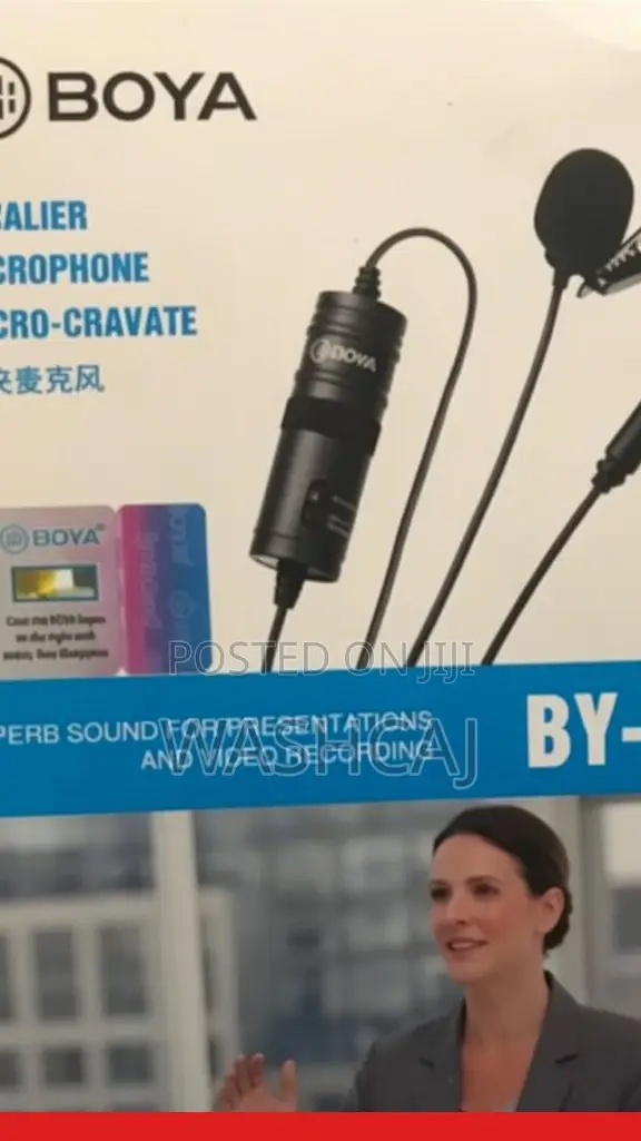 Boya Bym1 Auxiliary Microphone Audio Cable (Black)