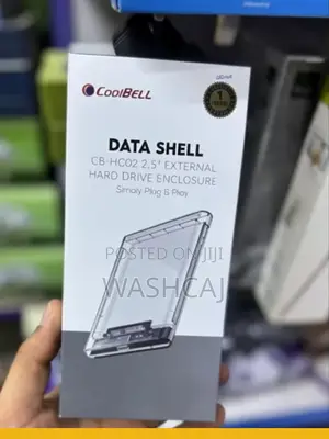 Coolbell Cb-Hc02 "Data Shell" 2.5” External Hard Drive Enclosure