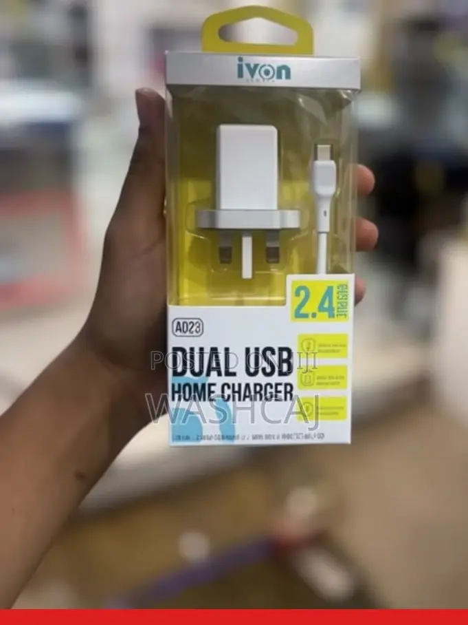 Dual USB C Home Charger With 2.4A Output