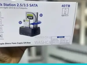 Dual-Bay Hard Drive Docking Station.