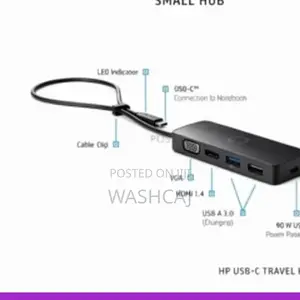 *HP 5 in 1 Doking 1 Hdmi / 1 Vga / 2 USB 3.0 / C Port