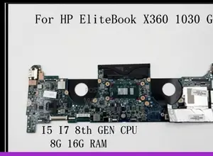 HP Elitebook X360 1030 G4 Motherboard L75101-001 Intel I5