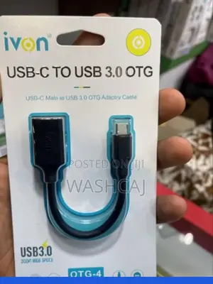 Ivon Type C OTG Cable USB 3.1 Male to USB Type-a Female Adap