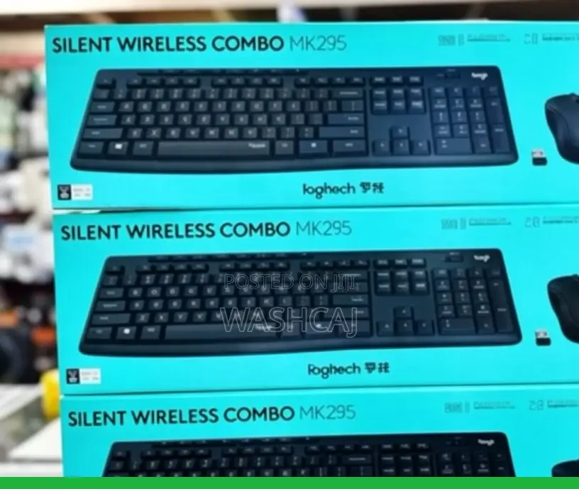 Logitech Mk295 Silent Wireless Combo Featuring Silenttouch,