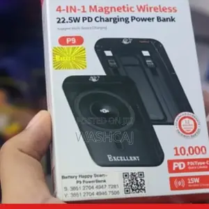 Excellent 4-in-1 Magnetic Wireless Power Bank.