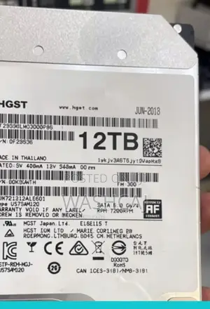 HGST 12tb Computer Hard Drive