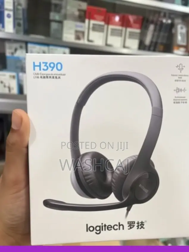 Logitech H390 USB COMPUTER HEADSET With Nice Cancelation Mic