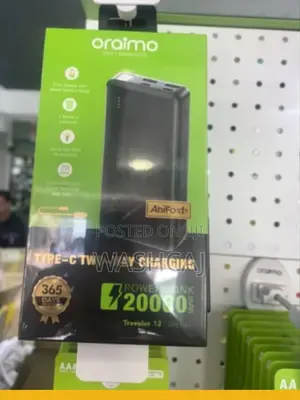 ORAIMO 20000mah Power Bank Type C Two Way Charging