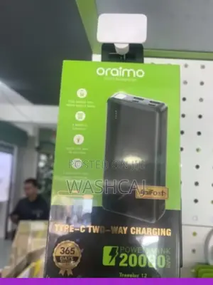 ORAIMO 20000mah Power Bank Type C Two Way Charging