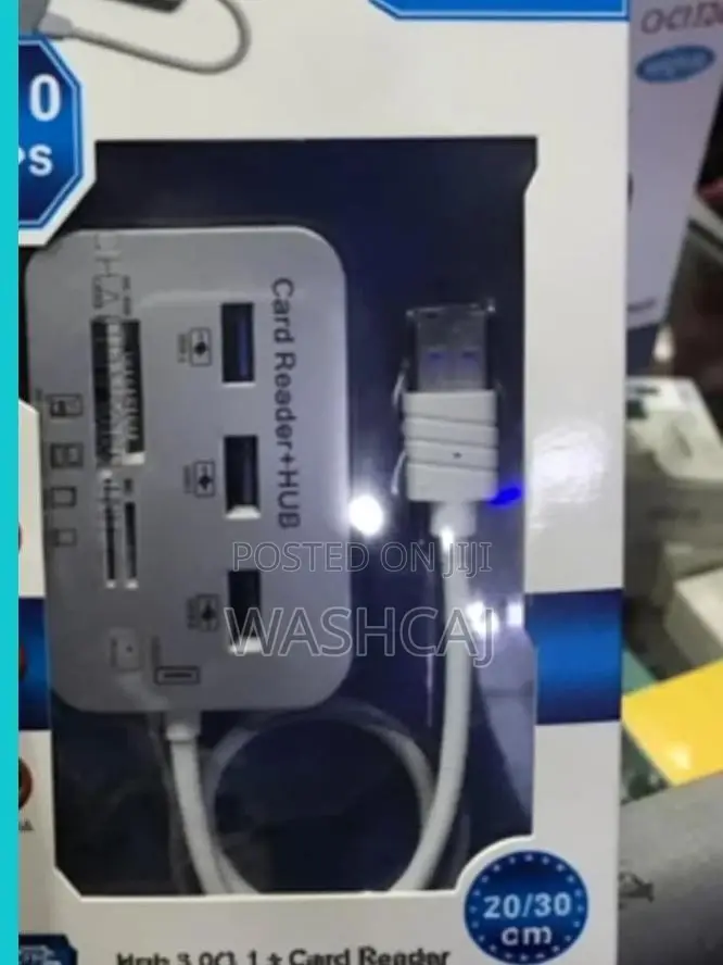 Card Reader and 3 Ports USB Hub