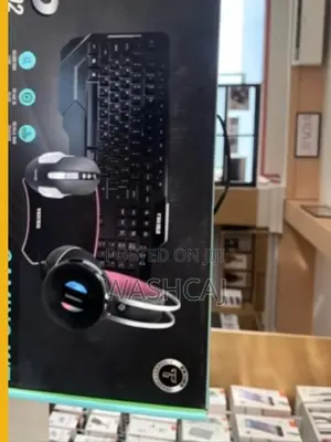 GK502 Gaming Kit With Keyboard, Mouse, Headset and Mouse Pad
