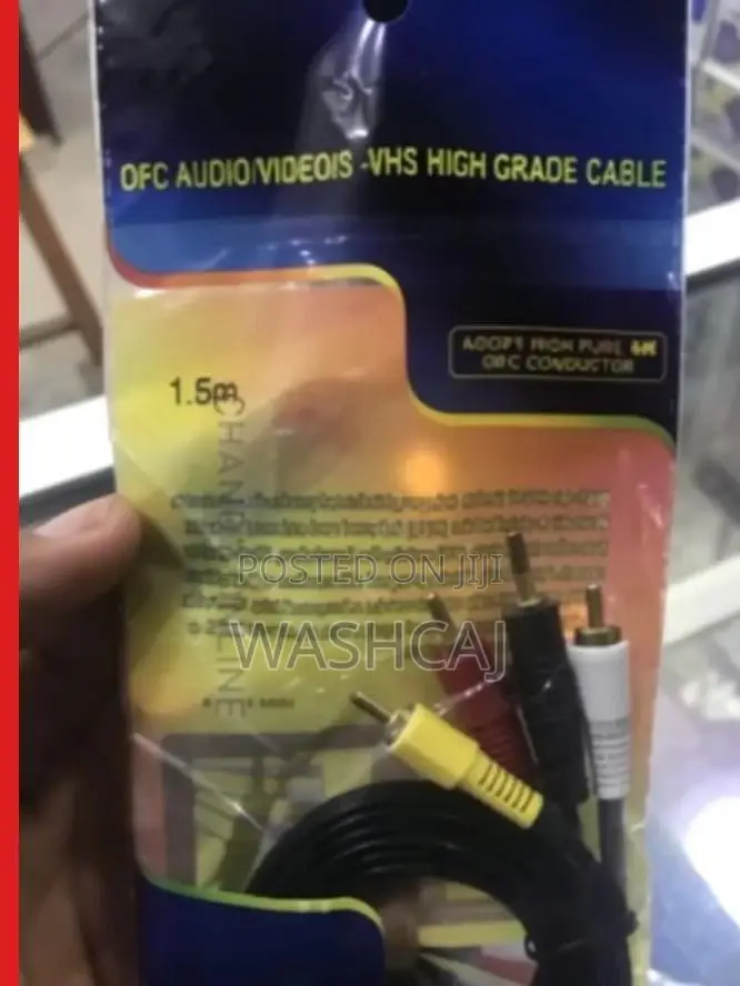 OFC Audio/Video High Grade Cable 3.5 STEREO/M-2 RCA/M RCA