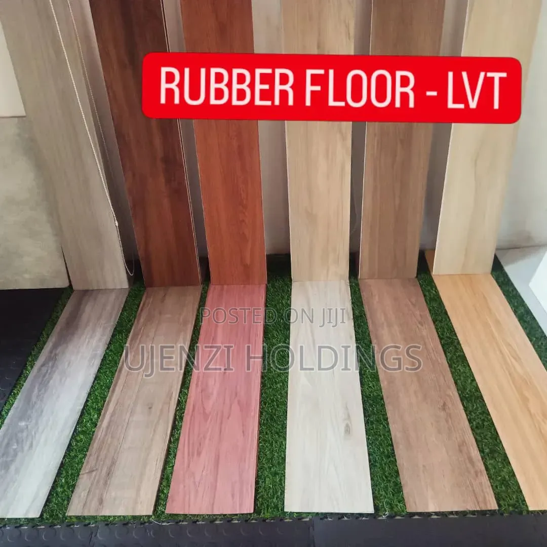 Glue Tiles- Rubber PVC Tiles in TANZANIA 