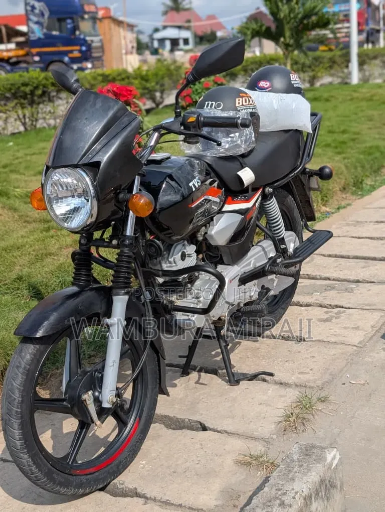New TVS HLX 125 2026 Black