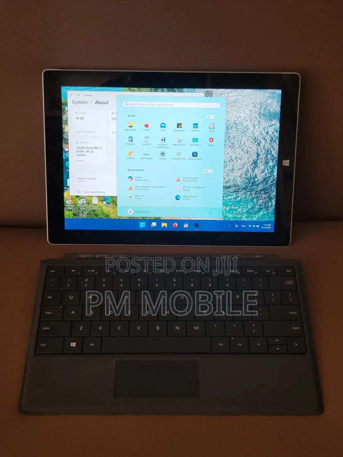 Laptop Microsoft Surface 3 8GB Intel Atom SSD 128GB