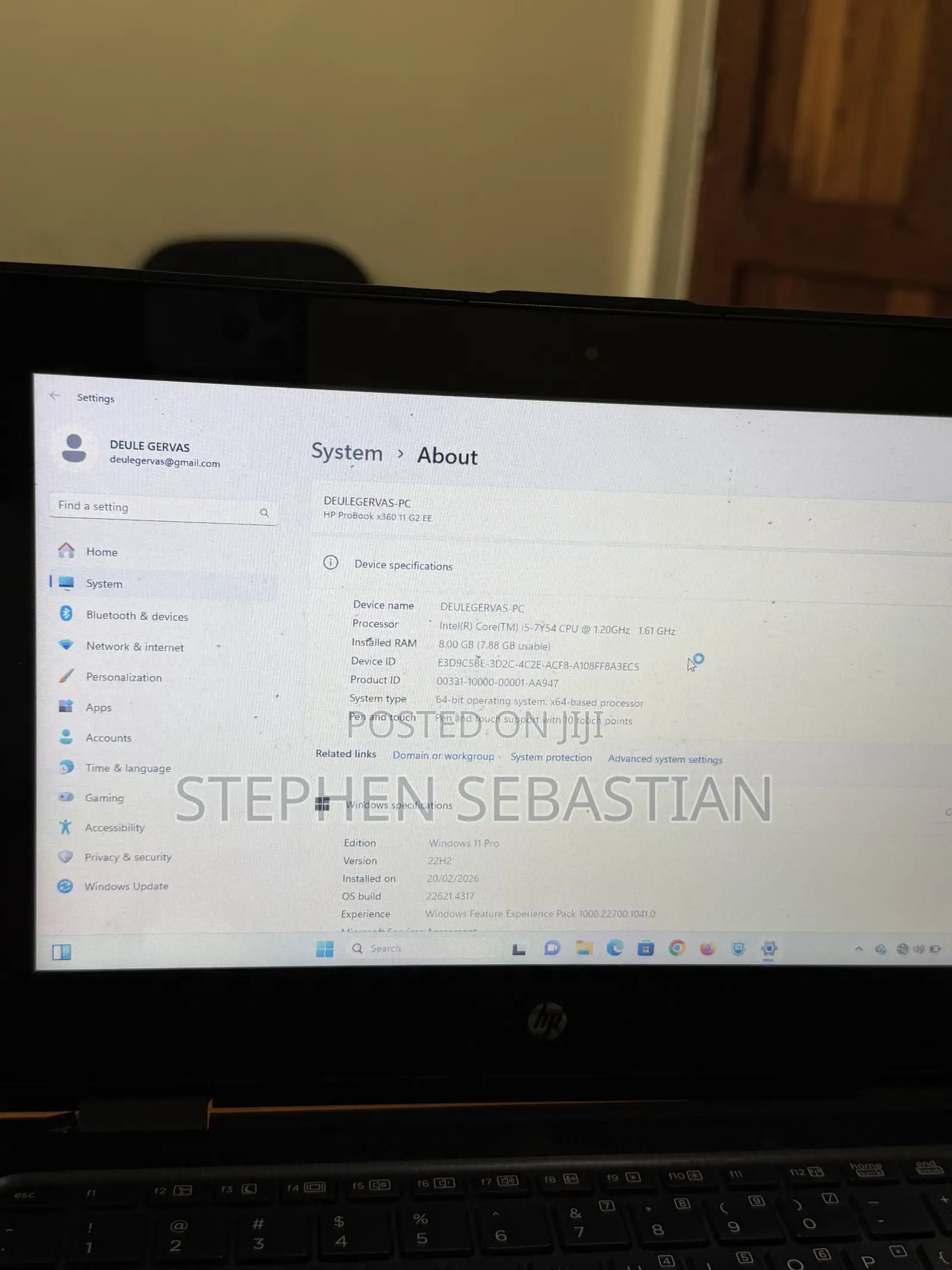 Laptop HP ProBook 11 X360 G2 EE 8GB Intel Core i5 HDD+SSD 256GB