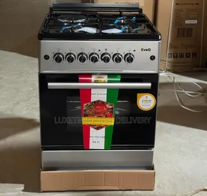 EvoQ Cooker 58*58cm 3 Gas + 1 Electric With 63L Oven