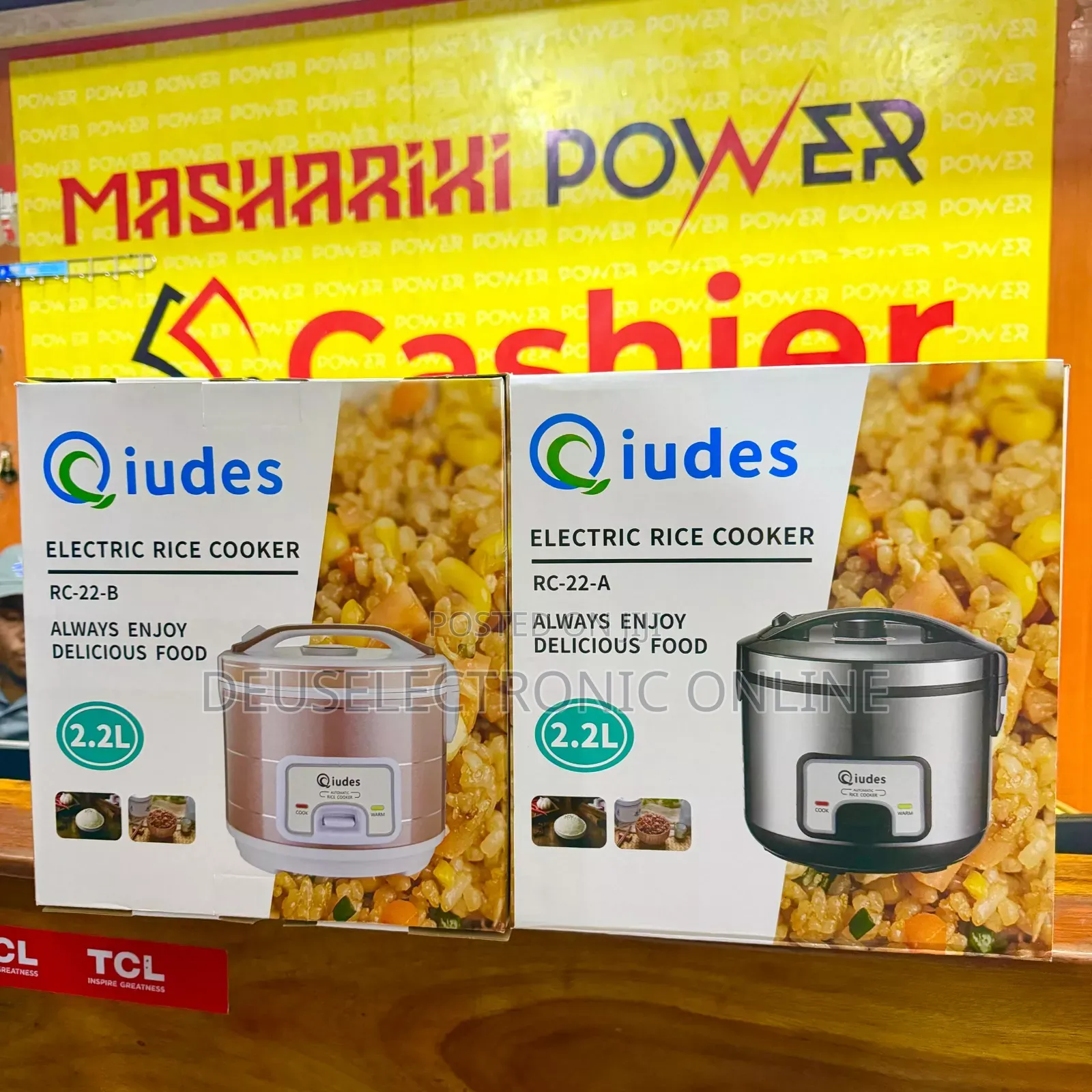 Qiudes Rice Cooker Liter 2.2 65,000