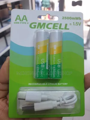 Gmcell Aa Rechargeable Batteries Lithium Ion 1.5v 2500mah