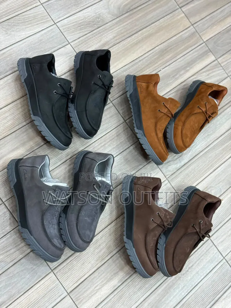 3 Colours Clarks Brand Materials Original Men's Leather