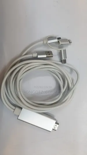 3-in-1 Phone to Hdmi Cable (Lightning / Type-C / Micro USB)