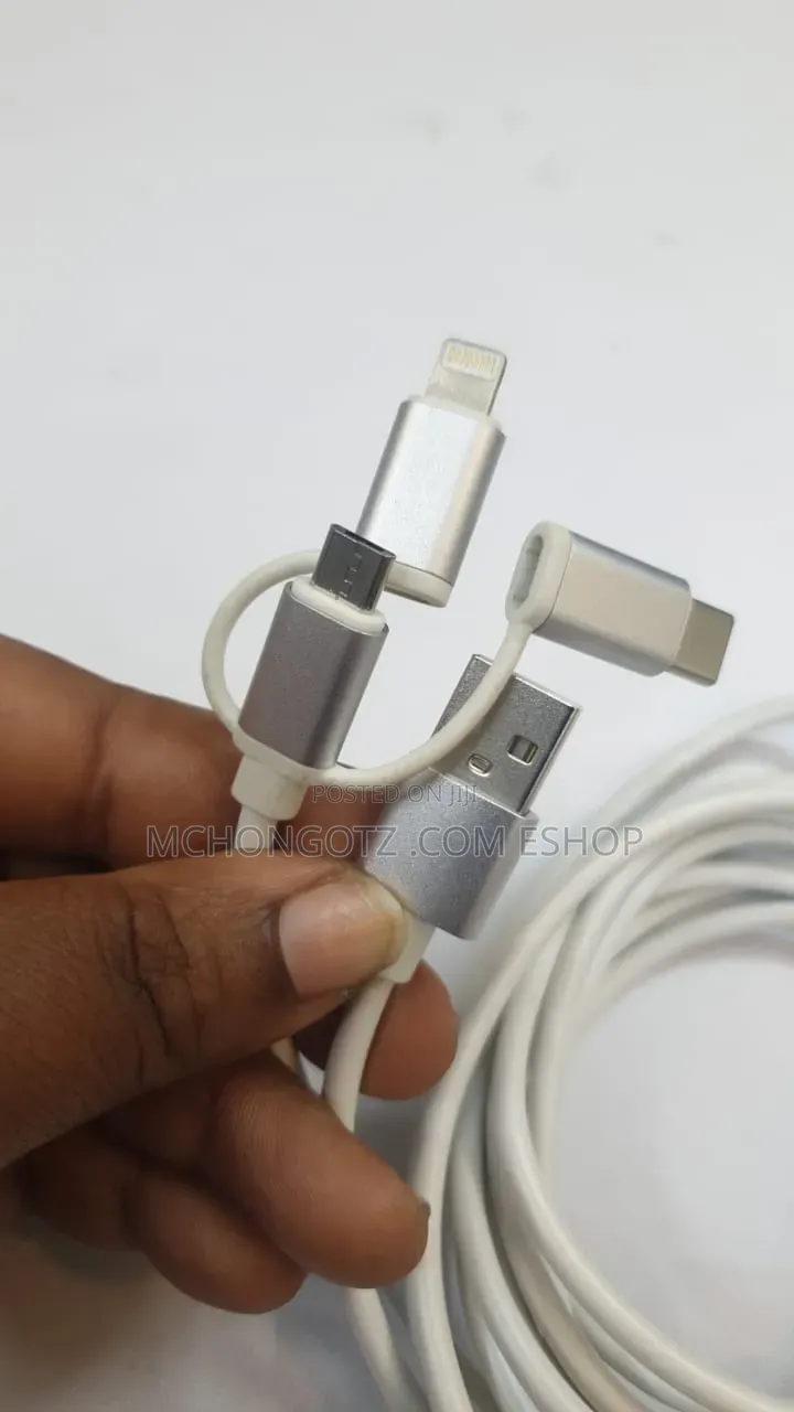 3-in-1 Phone to Hdmi Cable (Lightning / Type-C / Micro USB)