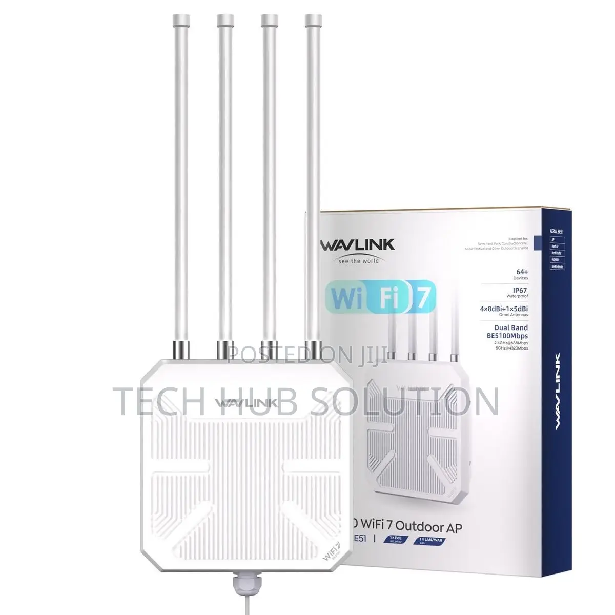 Wavlink BE5100 Outdoor WiFi 7 Wireless Access Point