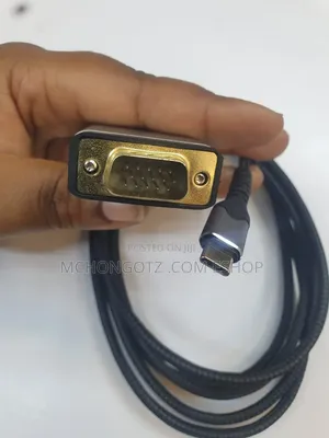 Doonjiey USB-C to Vga Cable 2m | 1080p Type-C to Vga Display Cable